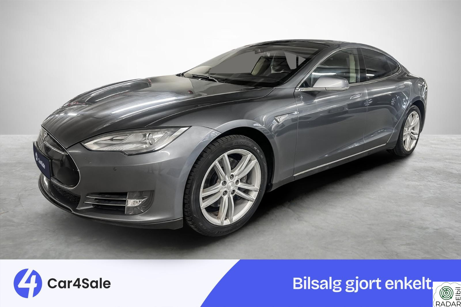 TESLA MOTORS MODEL S 85 / Gratisk Lading / Ultra HiFi / 1 Eier / Skinn ++