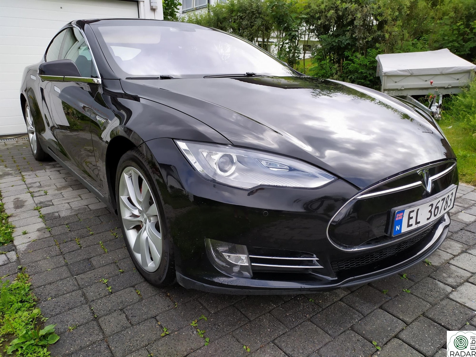 TESLA MOTORS MODEL S P85 Performance 422hk Gratis lading