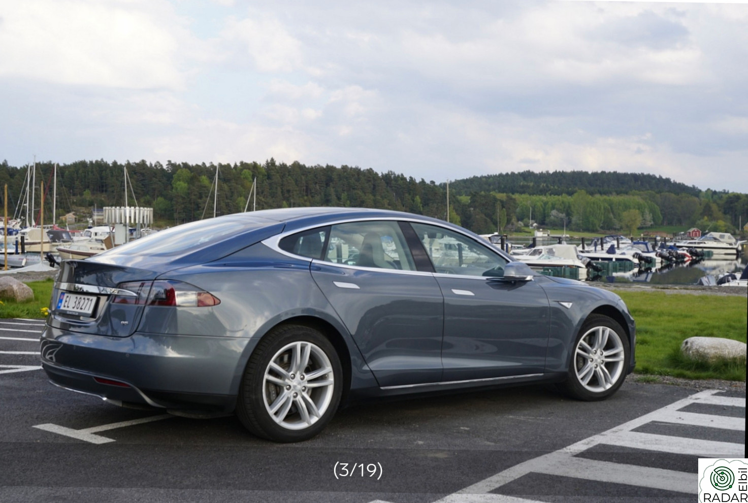 TESLA MOTORS MODEL S 85 /Skinn/Soltak/EU godkjent til 26.12.27