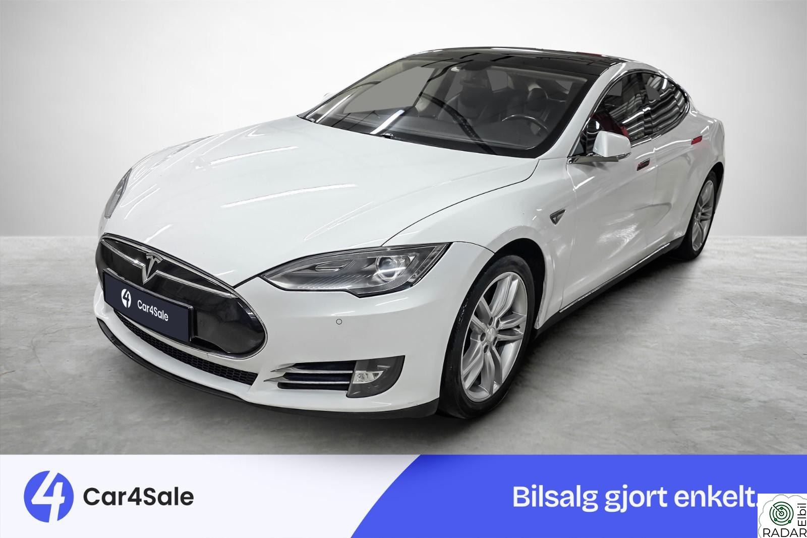 TESLA MOTORS MODEL S 85 / Gratisk Lading / Skinn / Ultra HiFi / Pano / Norsk