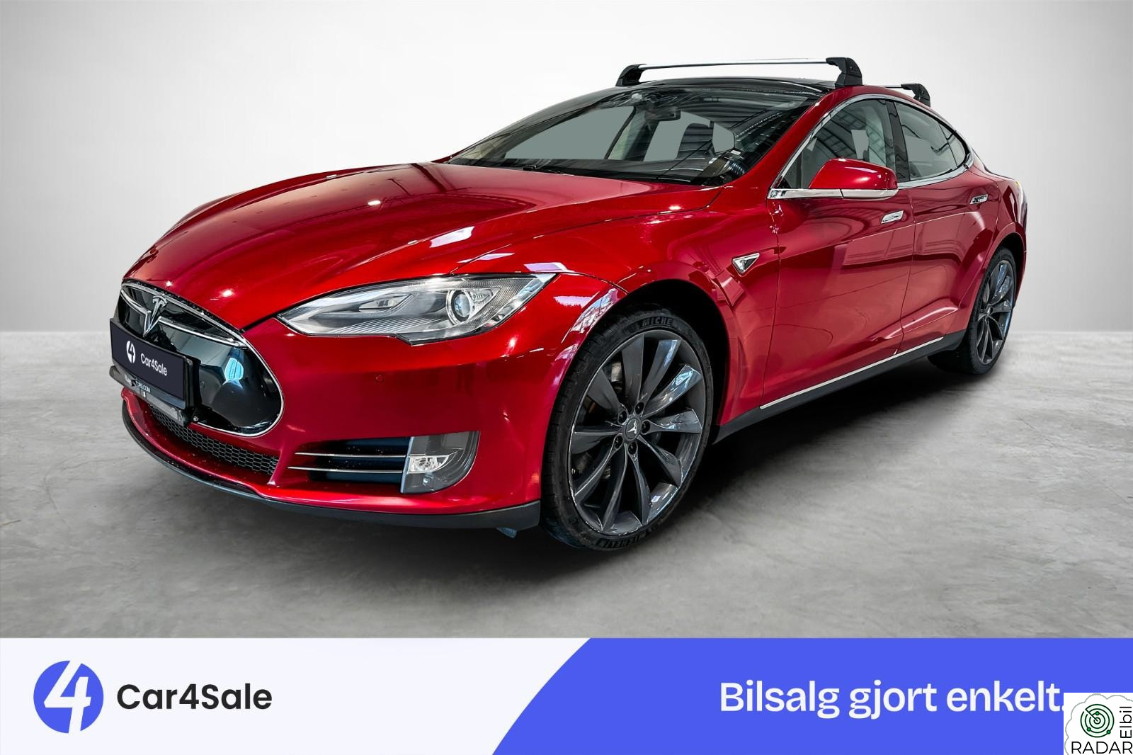 TESLA MOTORS MODEL S P85+ / Skinn / CCS / Vinter / 21" / Gratis Lading/ HIFi