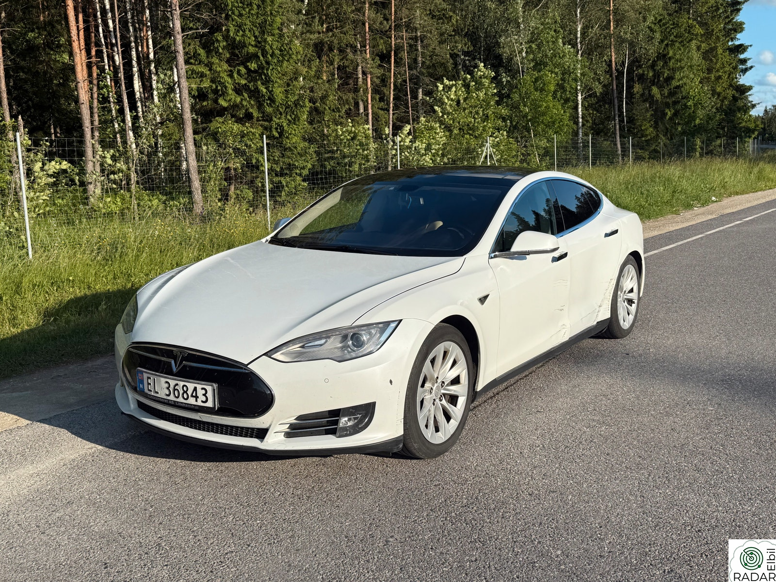 TESLA MOTORS MODEL S 85   GRATIS LADING