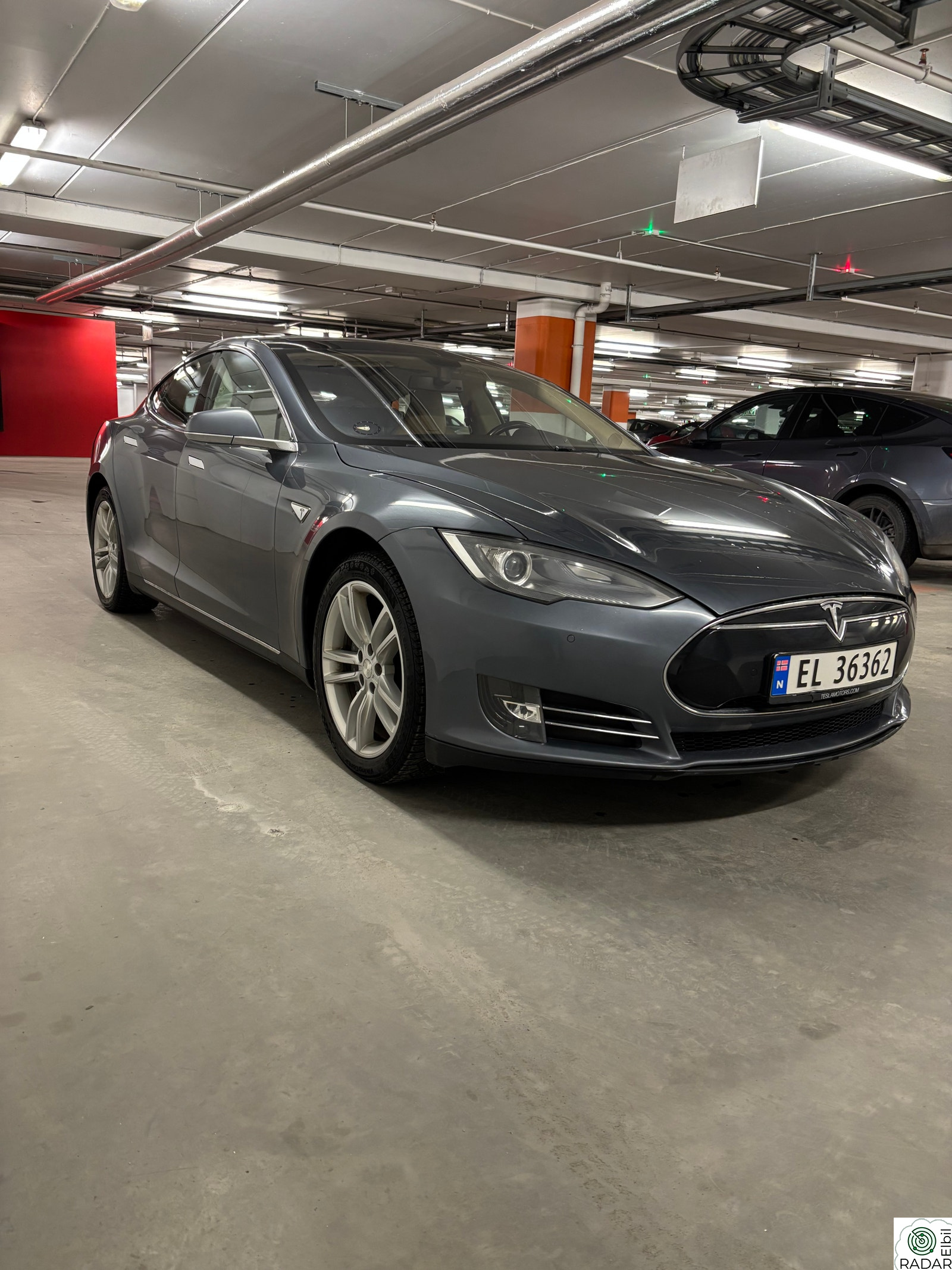 TESLA MOTORS MODEL S 85P Performance, 1 eier, vinterpakke, gratis lading.