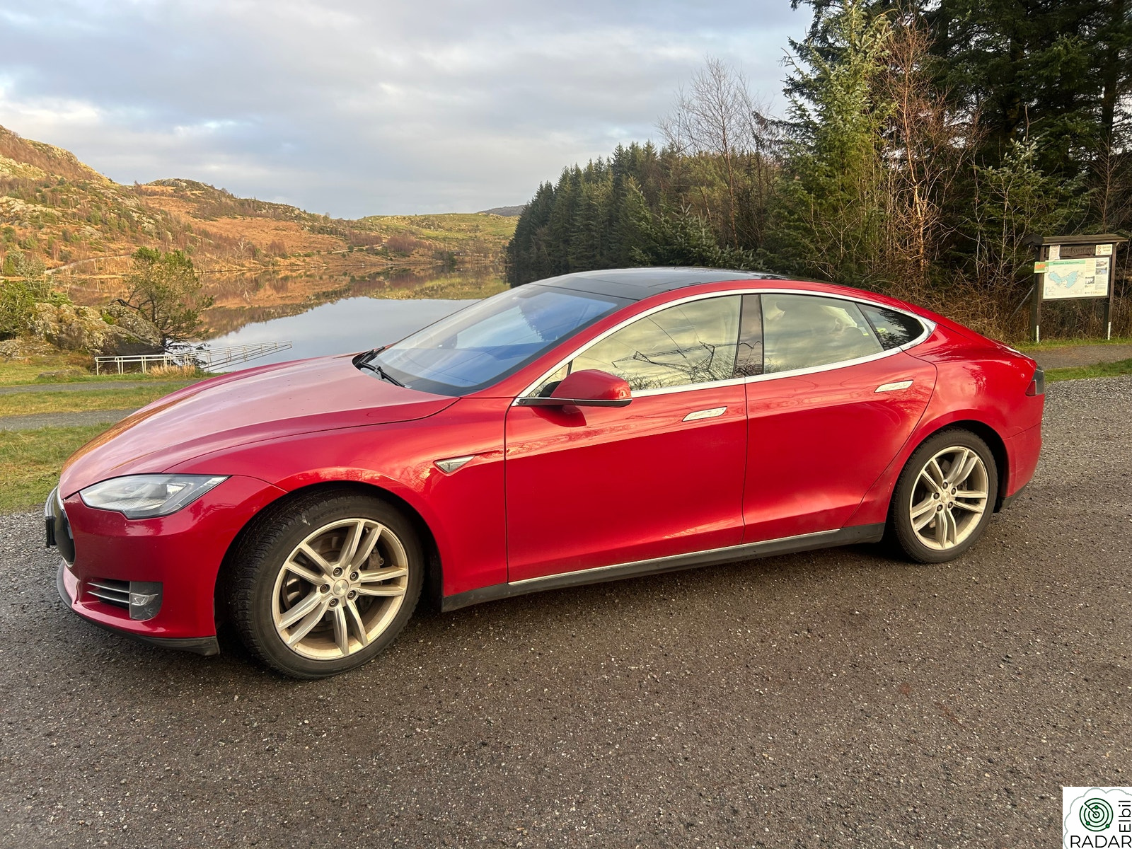 TESLA MOTORS MODEL S P85 GRATIS LADING CCS2 178.500km EU OK TIL 13.12.2027 C