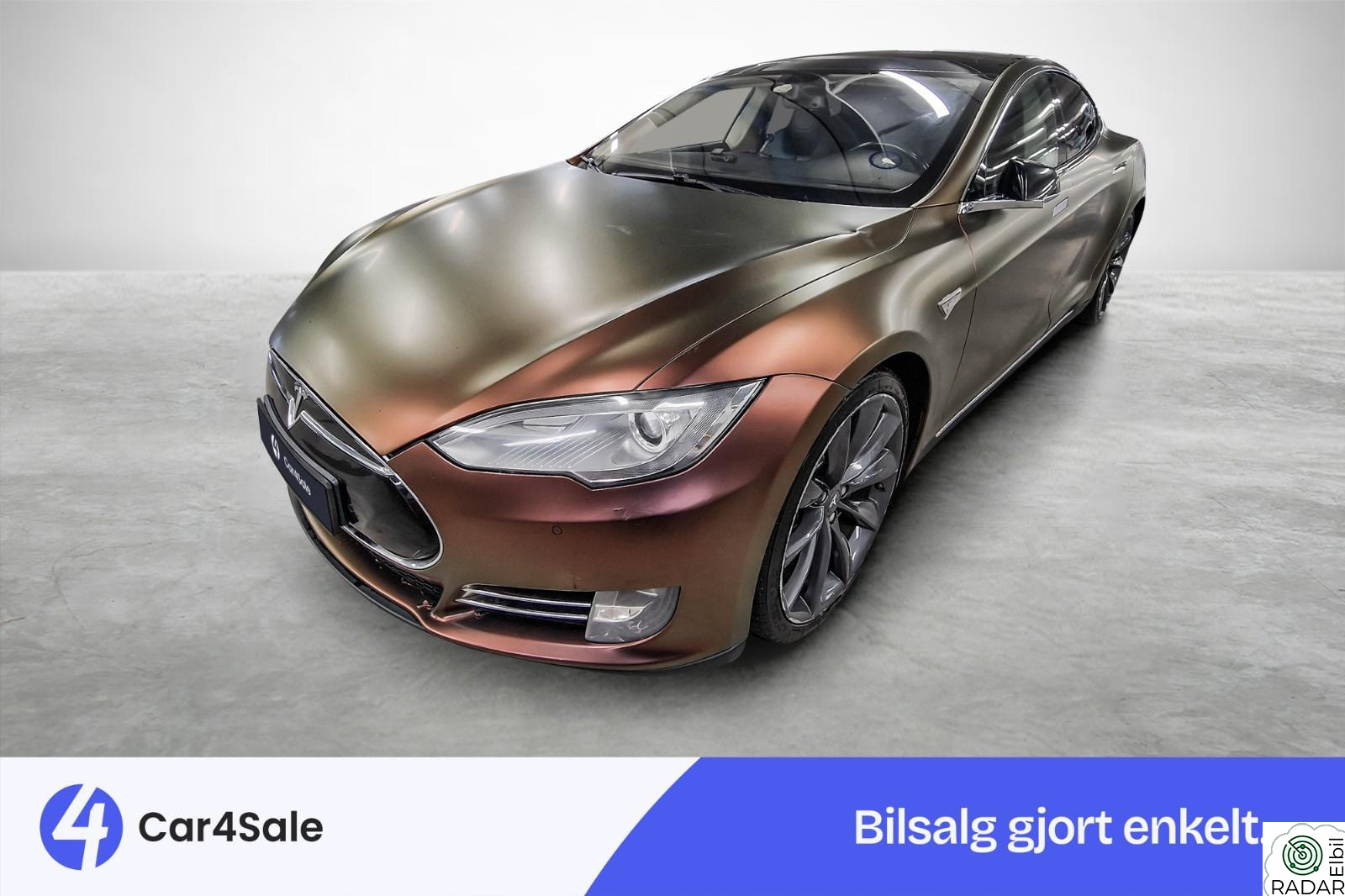 TESLA MOTORS MODEL S P85 / Skinn/ HIFI/ CCS/ Vinter/ Tech/ Gratis Lading ++