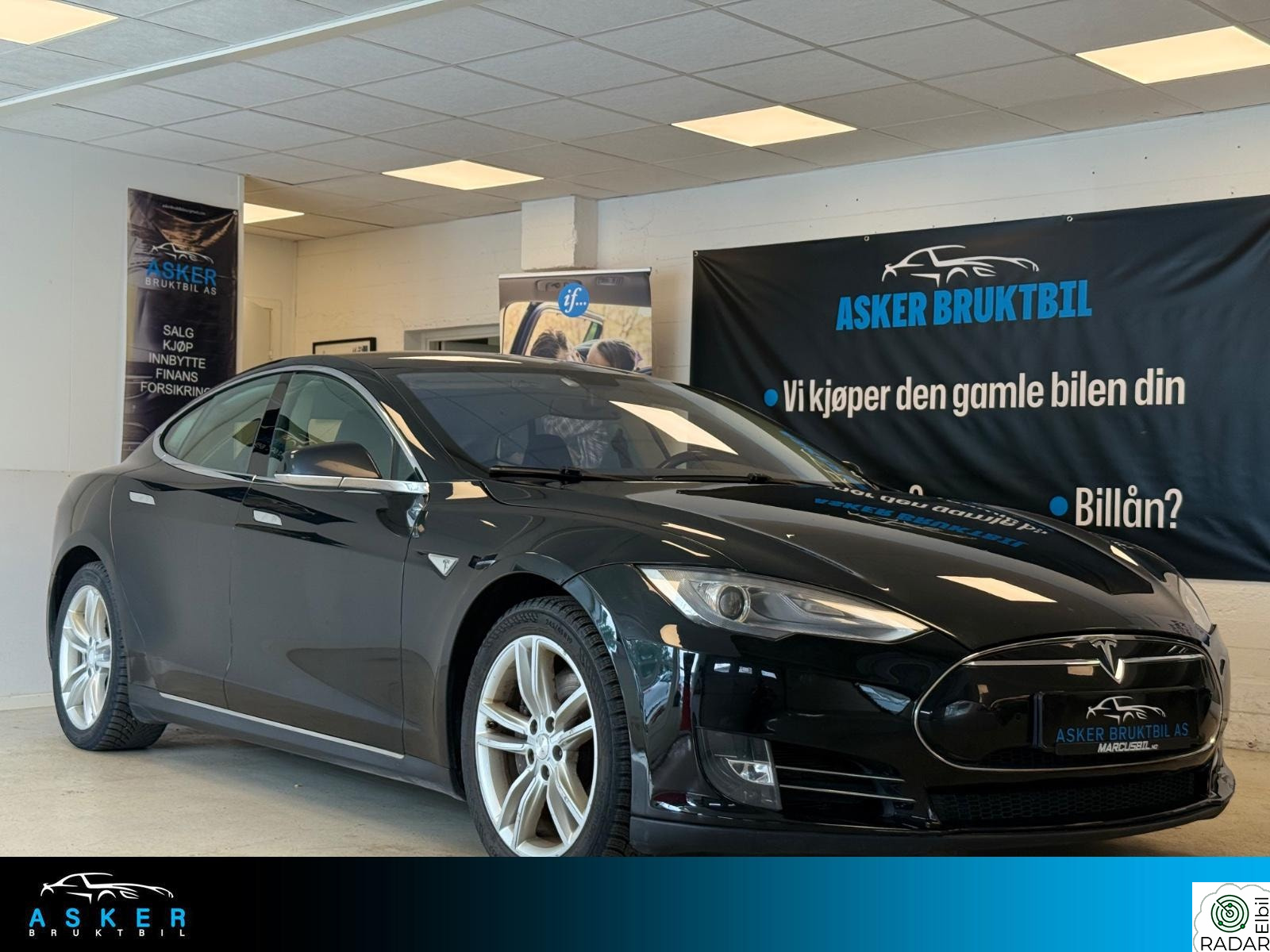 TESLA MOTORS MODEL S OUTLET|NORSK|2EIERE|NAVI|CRUISE|DELSKINN