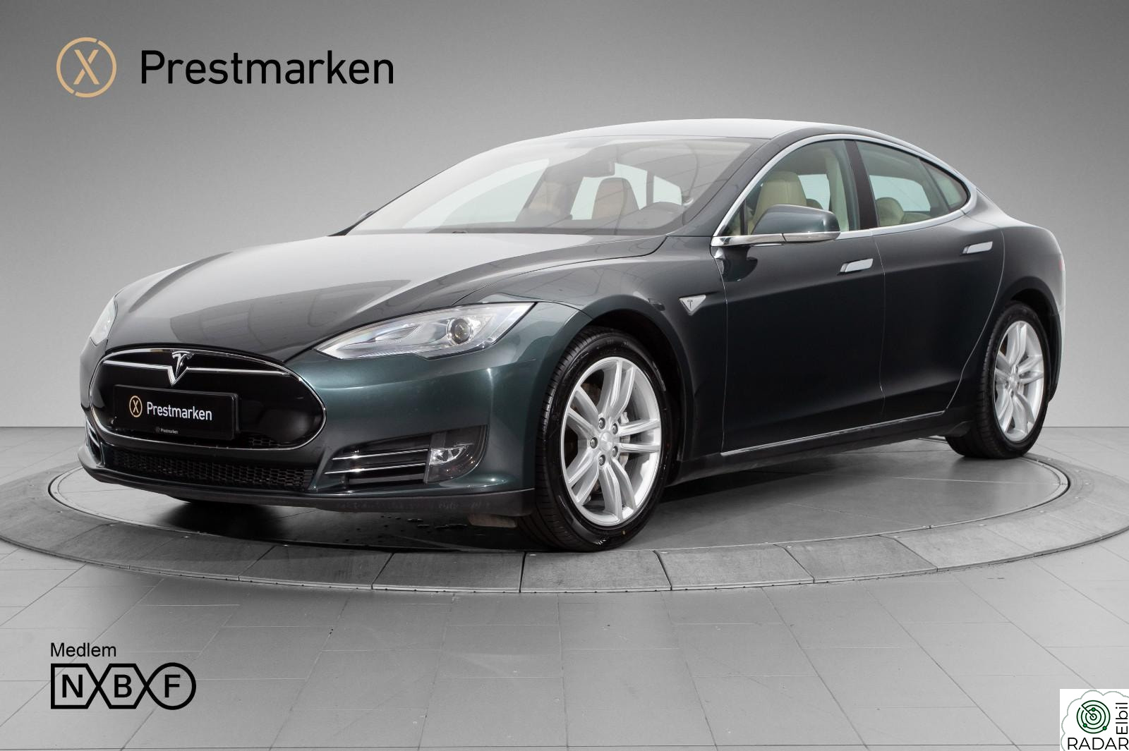 TESLA MOTORS MODEL S 60S 1-Eier - Skinnseter Kamera Navi S+V - NY EU!