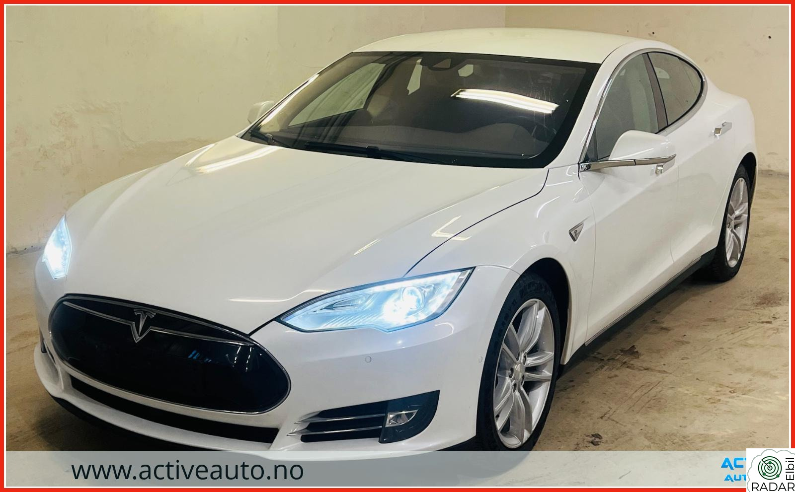 TESLA MOTORS Model S 85 RWD/Autopilot/Lav km-stand/Ny EU/Gratis Superlading