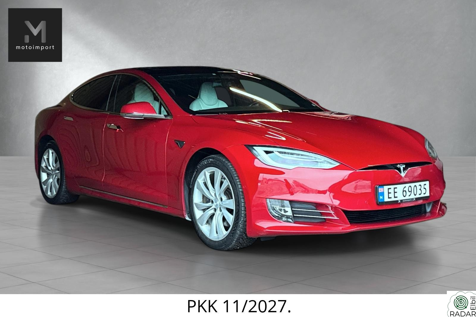 TESLA Model S 75/PREMIUM/ALCANTARA/PANO/LYSPAKKE/AP2/TESLA*GARANTI