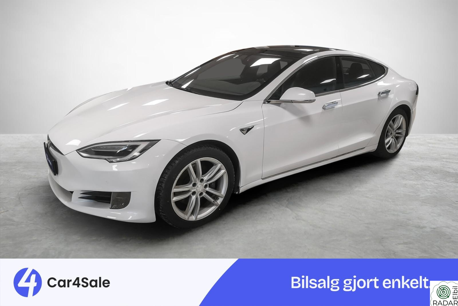 TESLA Model S 75 / 490km / Autopilot / Soltak / Lav Km / S+V / Norsk+