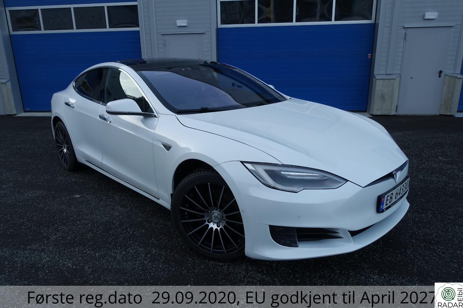 TESLA Model S 75D AWD 525HK KUN 6000 MIL Panoramatak ,Ladeplate