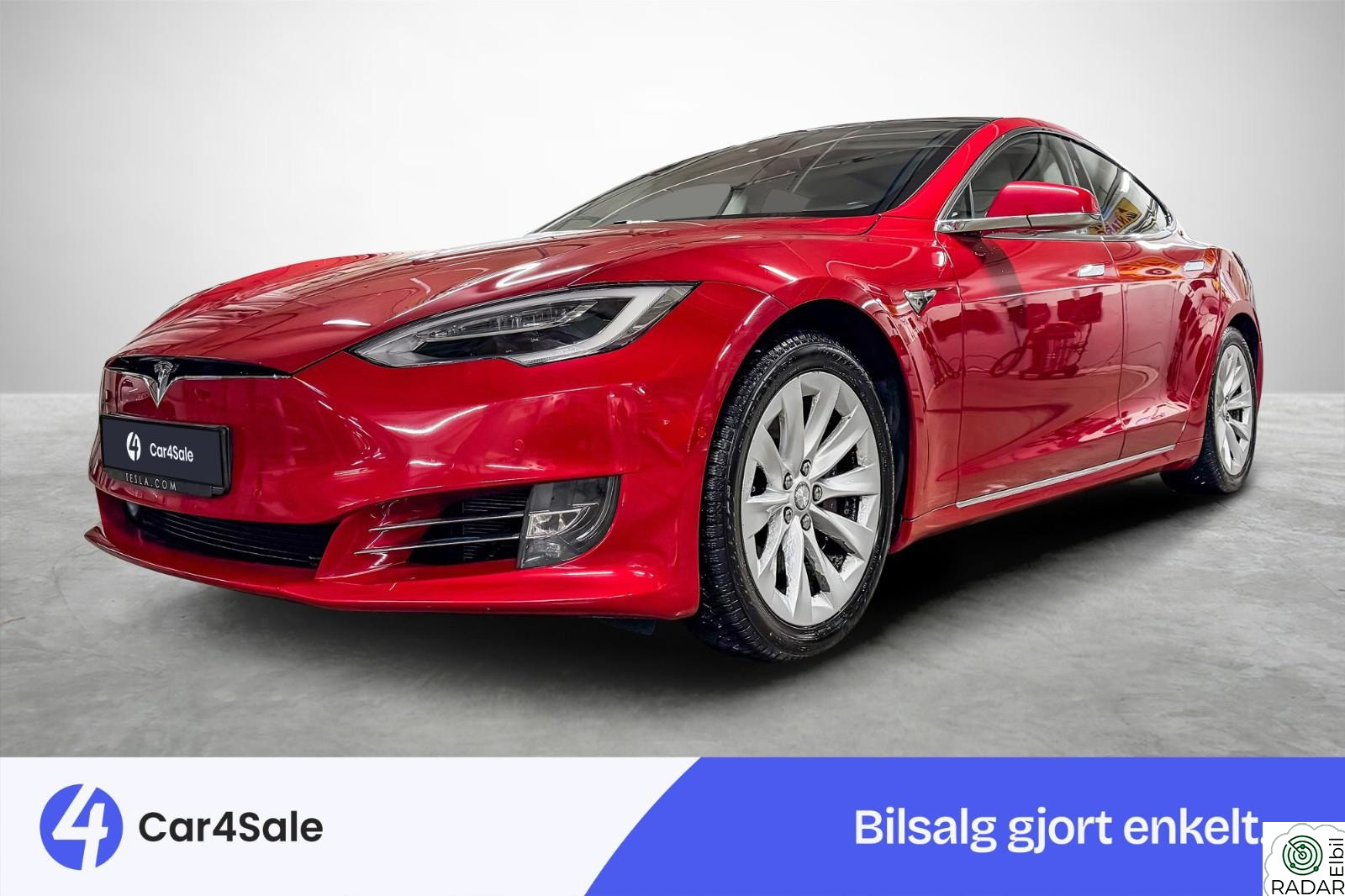 TESLA Model S 100D / EU28 / Skinn / Karbon / HIFI / AP / Vinter / S+V