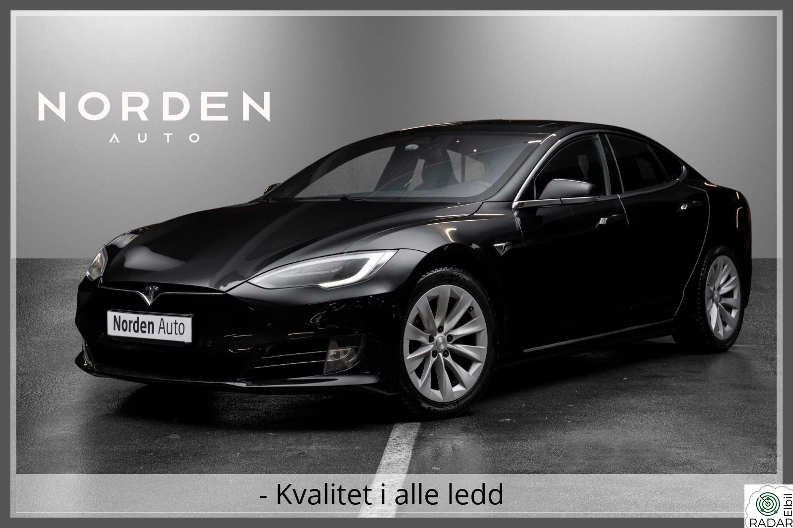 TESLA Model S 75D/AUTOPILOT/PANORAMA/GRATIS LADIG/DELSKINN/LAV KM++