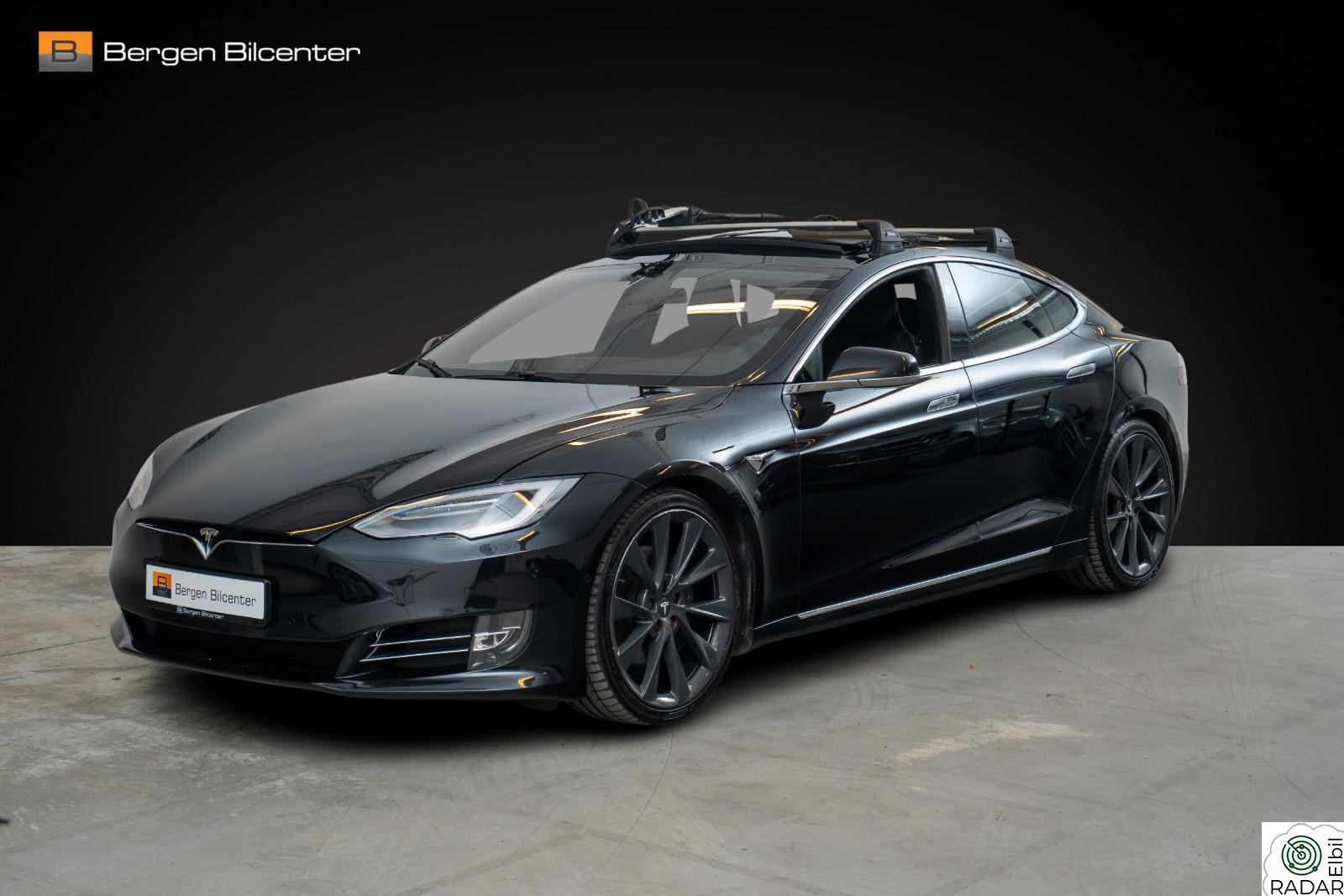 TESLA Model S 100D S+V hjul Panoramatak Luftfjæring