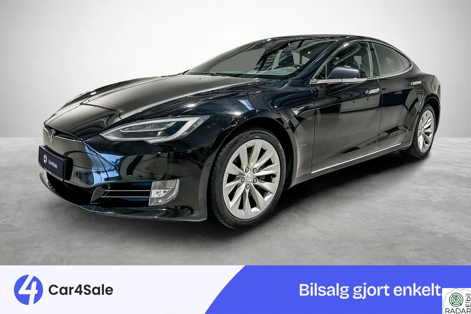TESLA Model S 75D 490km/ Soltak/ 1 Eier/ S+V/ Norsk/ P.Varmer/ DAB+