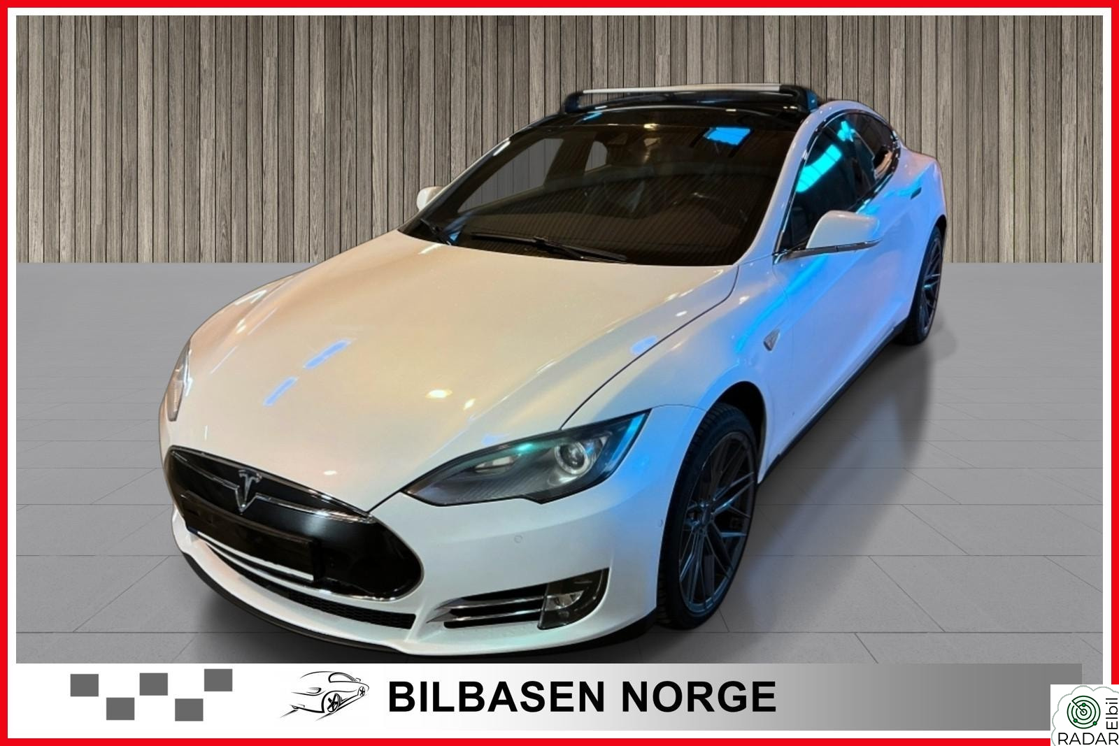 TESLA MOTORS Model S 1-EIER /85D | Luftfj. | Skinn | Gratis Lading / LAV-KM.