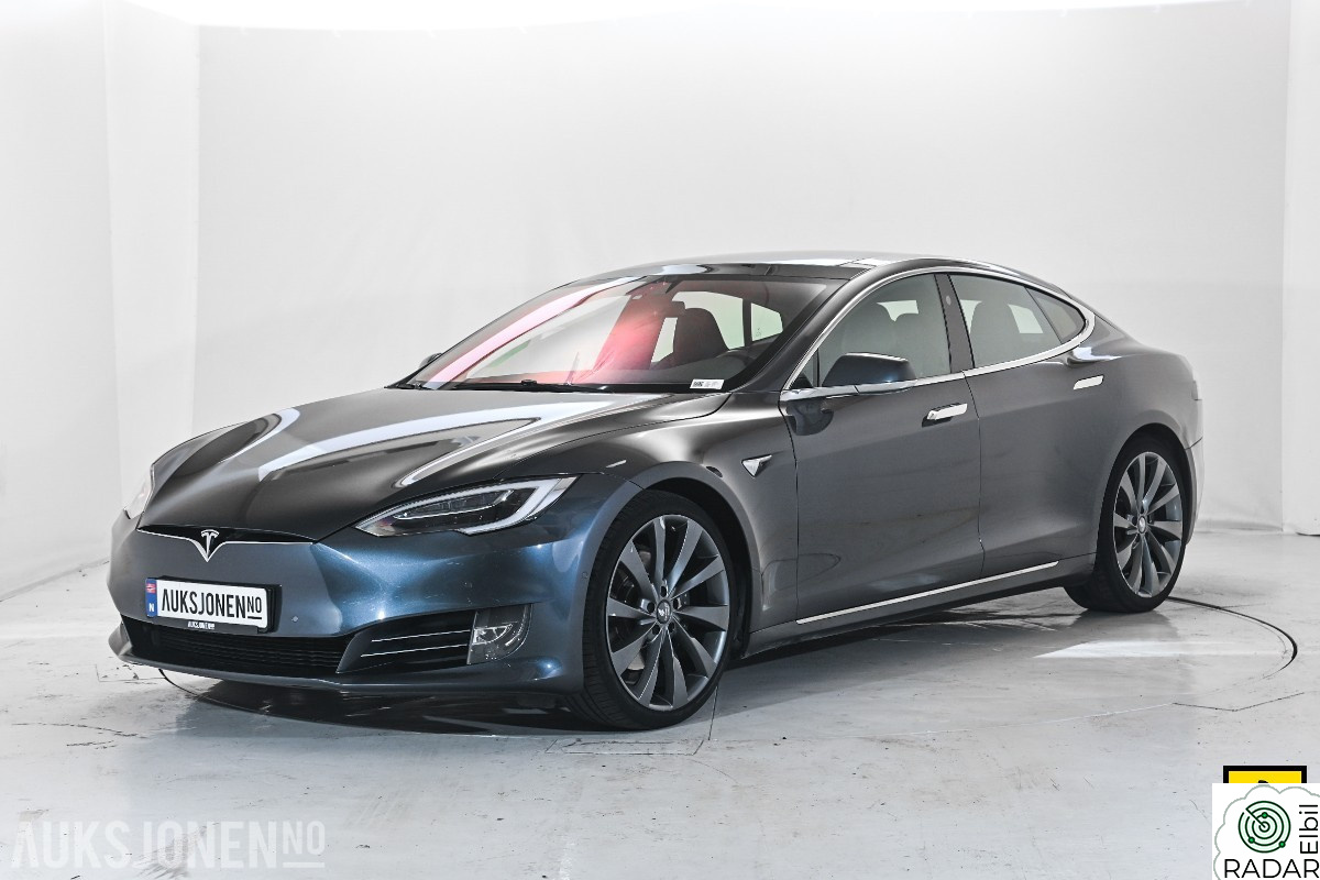 TESLA Model S 75D AWD PANORAMA LUFTFJÆRING PREMIUM LYD & INTERIØR