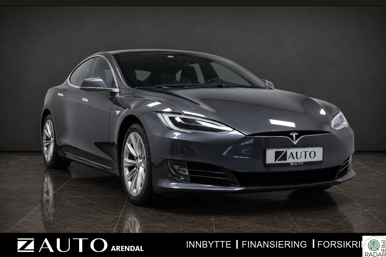 TESLA Model S 75D AWD/PANO/SKINN/AP 2.5/NAVI/PREMIUM/LYD/LES TEKST!