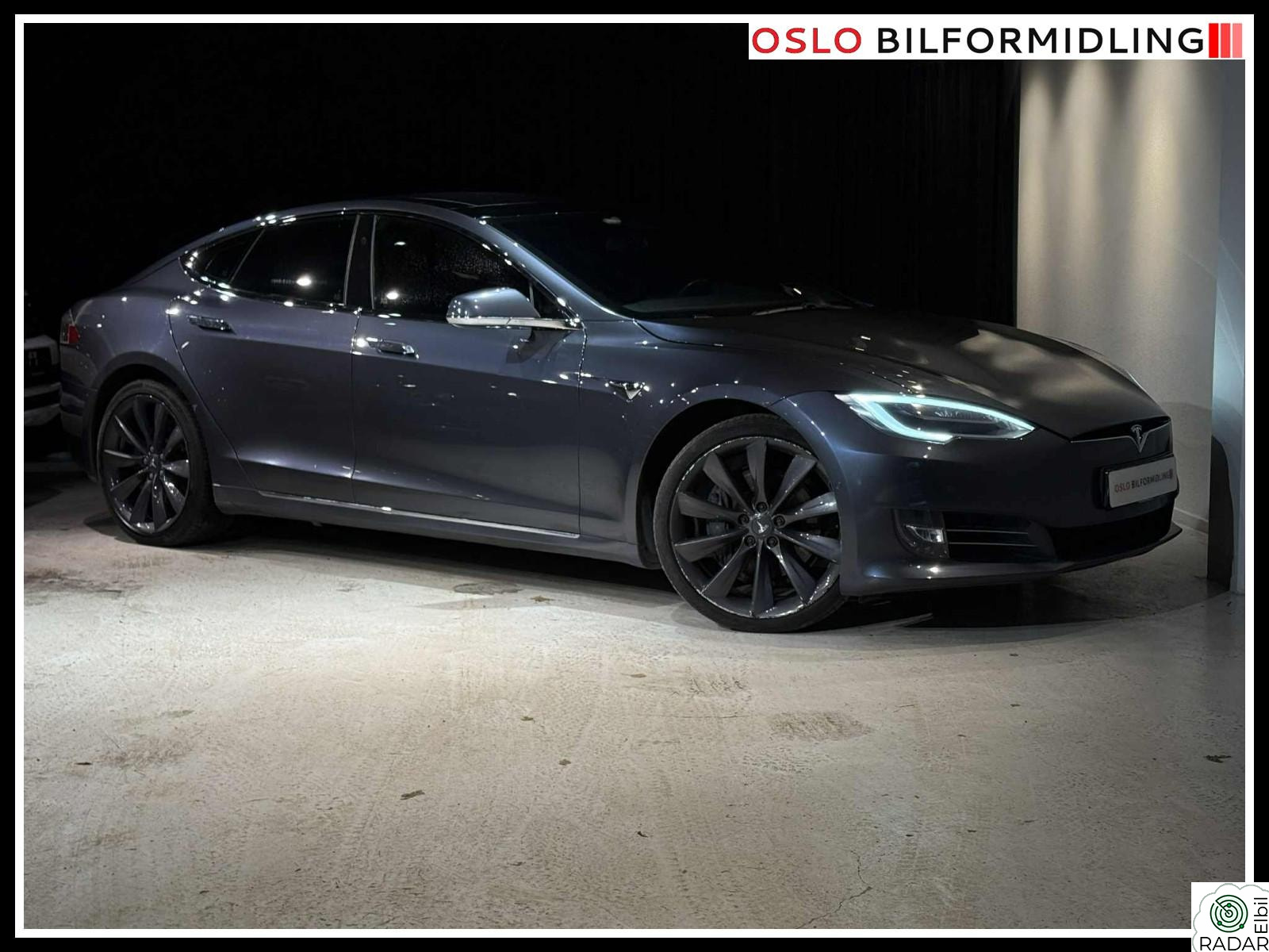 TESLA Model S 100D/4X4/HELSKINN/PANO/R KAM/DAB+/ISOFIX/PÅKOSTET/NY EU