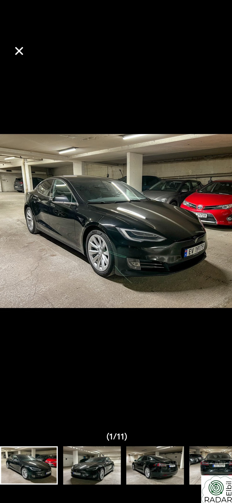 TESLA Model S 75D 4WD Ny EU! Nye dekk!