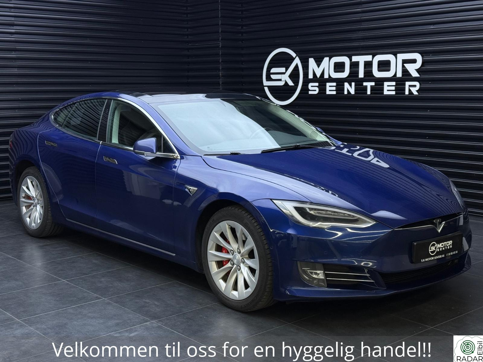 TESLA Model S 100D 525HK, 4WD, NY BATTERI, SKINN, NAVI, PANO, EU 4/27
