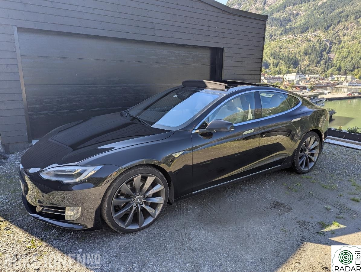 TESLA MOTORS Model S 90D 4WD VINTERPAKKE PREMIUM SKINN SOLTAK EU OK 06.2026