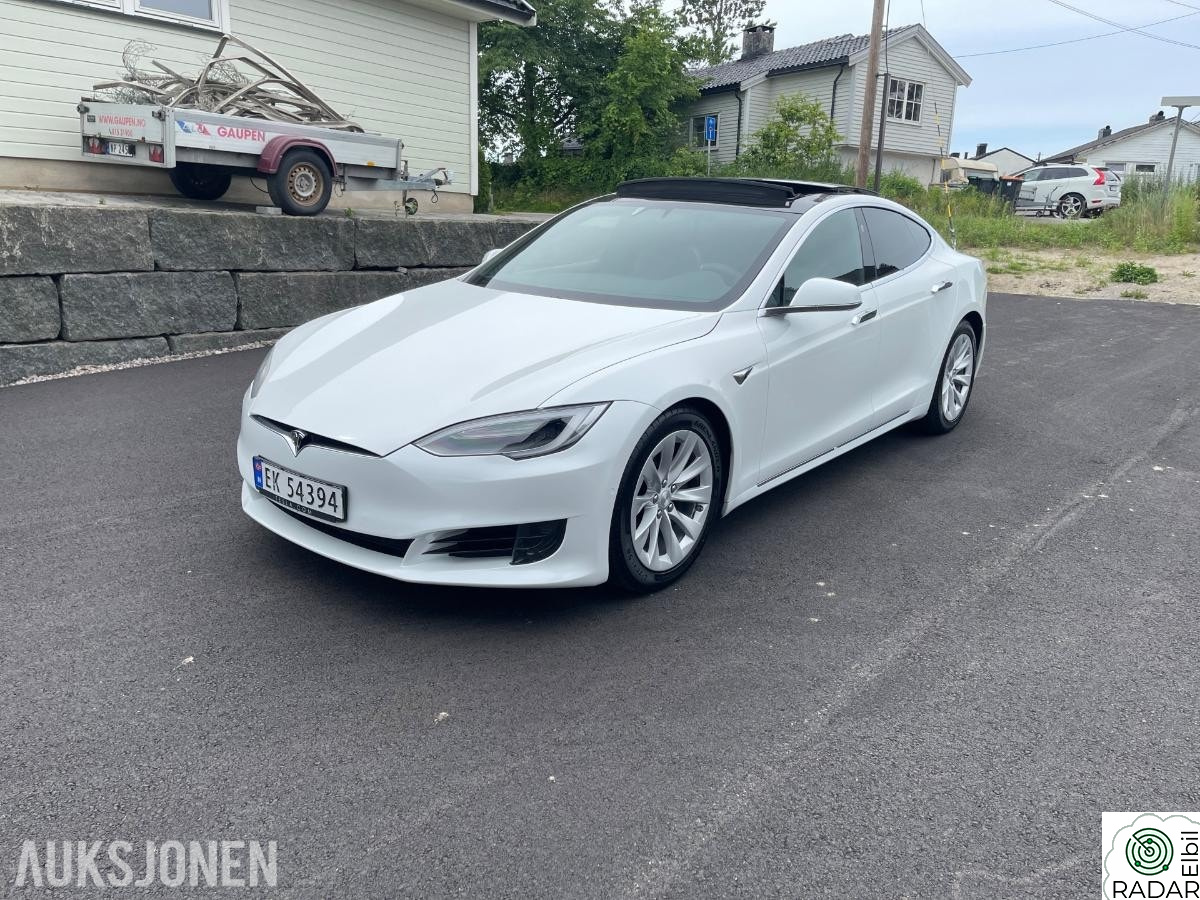 TESLA MOTORS Model S 75D AWD Adaptiv cruisekontroll, Panorama soltak, ryggek