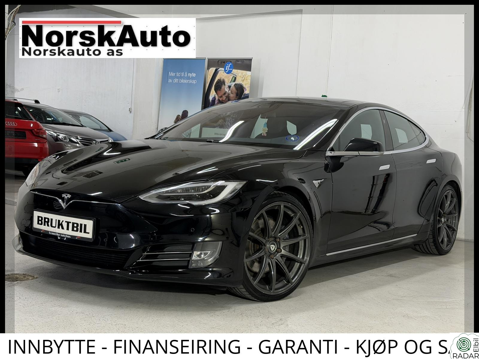 TESLA Model S 75D 525HK/LAV-KM/PANO/AUTOPILOT/LUFTFJÆRING/GARANTI