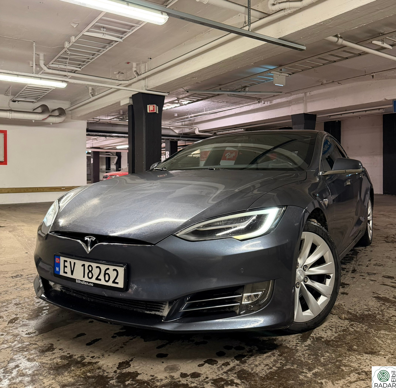 TESLA Model S 75D 4WD MCU2 / Garanti battari og motor