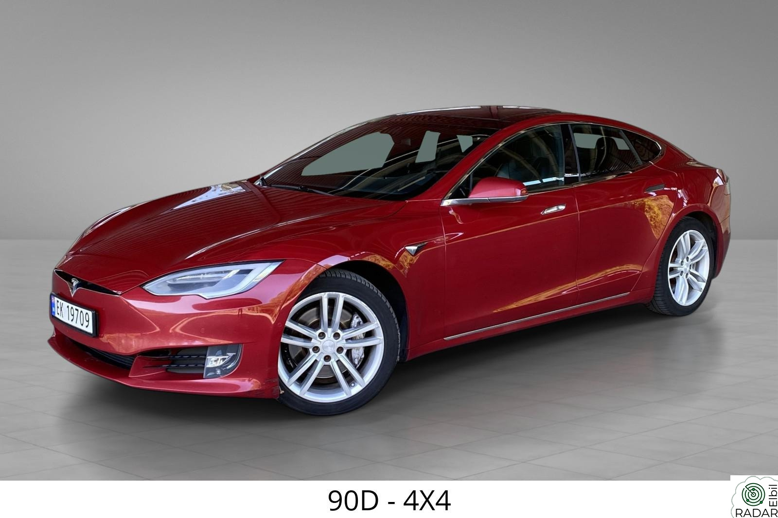 TESLA MOTORS Model S 90D,4x4,557KM,LUFTFJÆRING,PANO,AP2.0,VINTER.P,FACELIFT