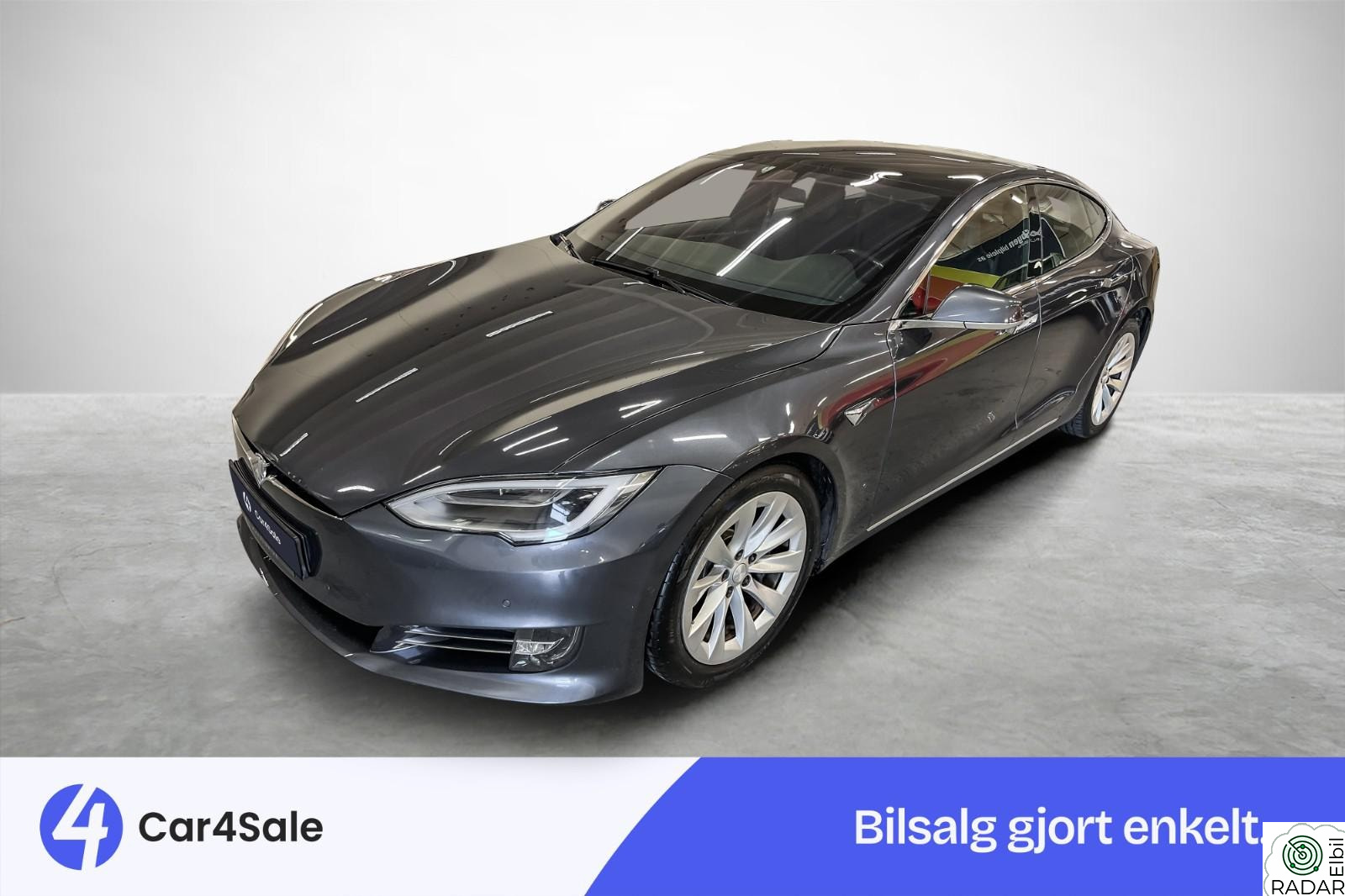 TESLA Model S 75D / Del-skinn / Pano / ACC / P.Varmer / S+V ++