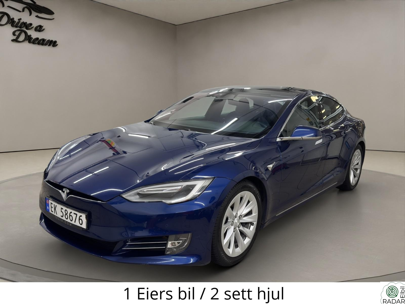 TESLA Model S S 75 D AWD 7 Seter FRI SUPERLADING! /PANORAMA