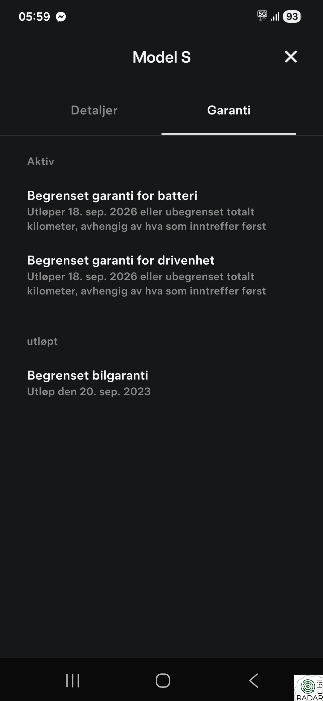 TESLA Model S 75D 4WD