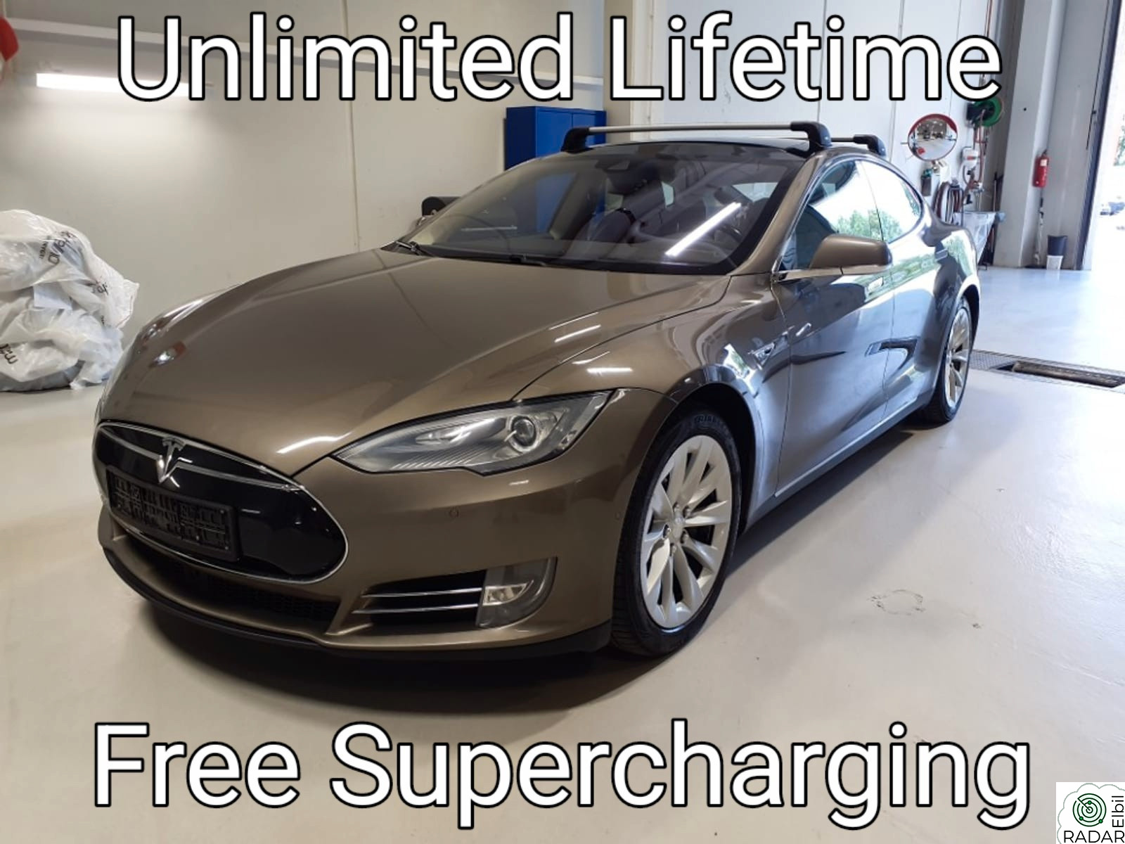 TESLA MOTORS Model S 85D 4WD MED GRATIS LADING LIVSTID