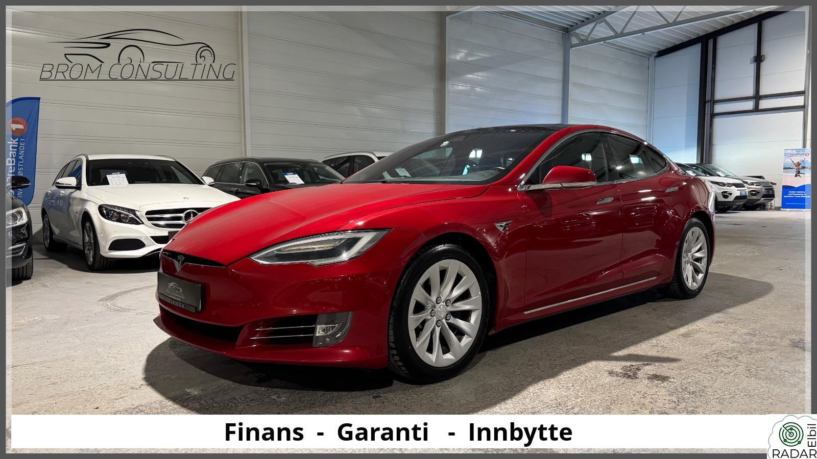 TESLA Model S 75D | AWD | 490km | Pano | Navi | Del Skinn | 1 Eier