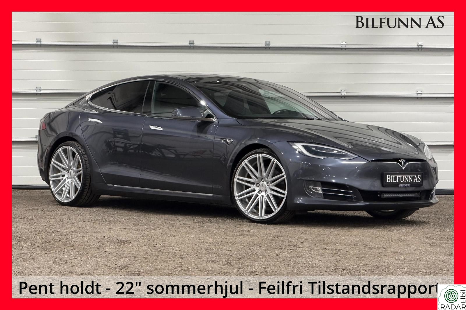 TESLA Model S 100D 2 år Topp Garanti, EAP, MCU2, CCS, Batteritest