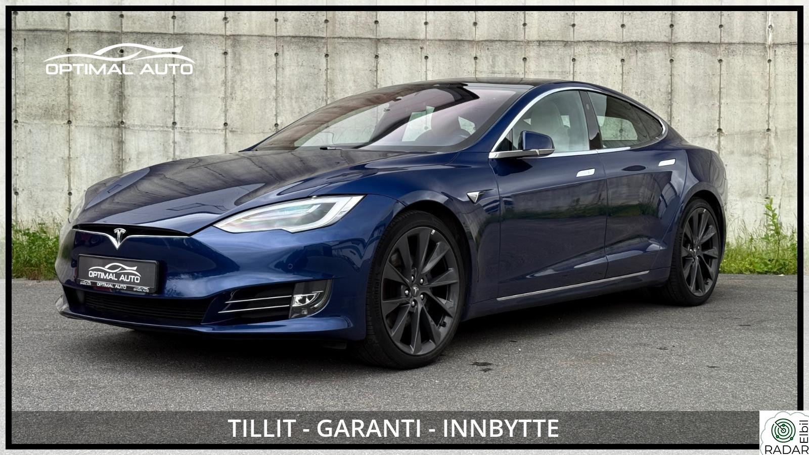 TESLA Model S Long Range 624 KM AWD/Luft/Skinn/Vinterpakke/Pano/AP/++
