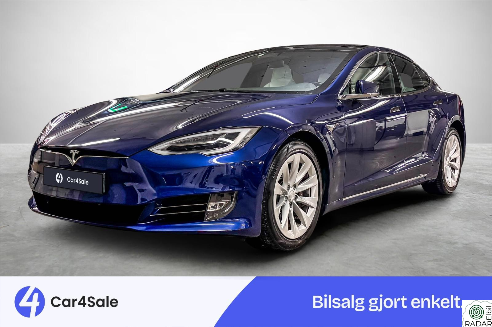 TESLA MOTORS Model S 75D 490km / Premium / Hvit skinn / Ultra HiFi / 1 Eier