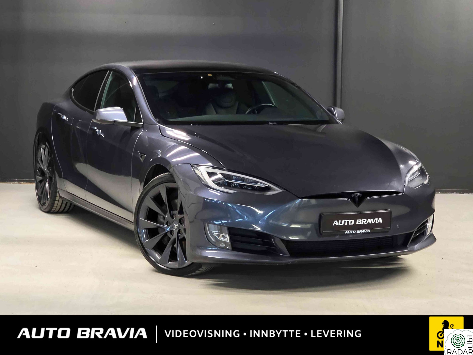 TESLA Model S 100D/LYD & VINTER PAKKE/MCU2/CCS/ENHANCED AUTOPILOT/NAF