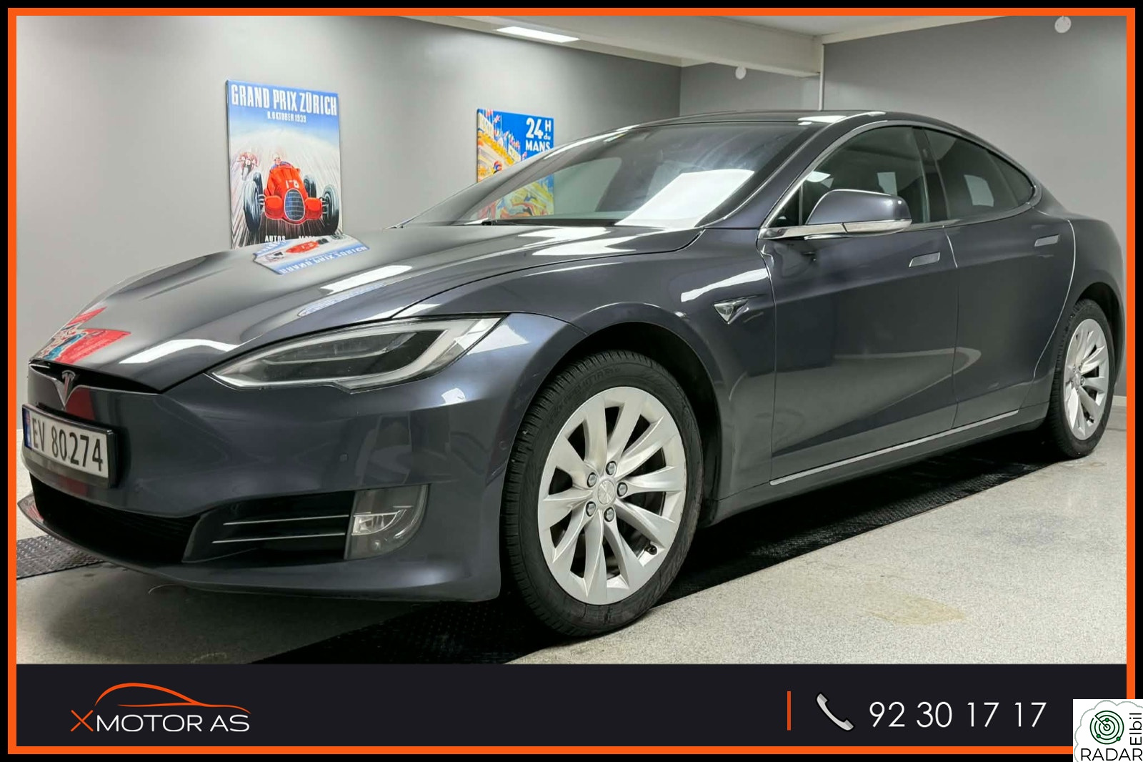 TESLA Model S 100D | SKINNSETER | PANORAMA | 2 SETT HJUL | NORSK BIL