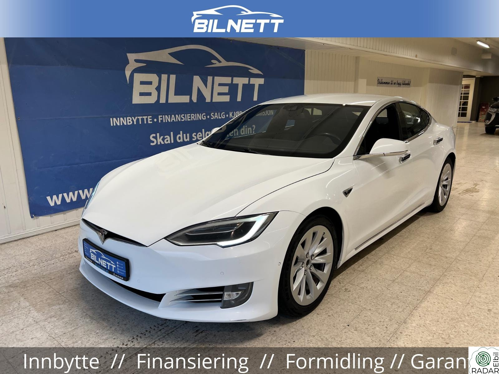 TESLA MOTORS Model S AWD 70D 525Hk/Autopilot/Varmepakke/Gratis Lading/EU2027