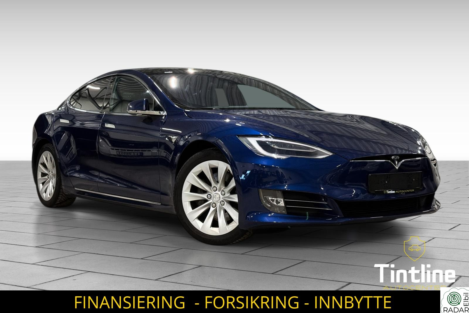 TESLA Model S 4x4 525HK l EAP l SKINN l LUFT l SOLTAK l 1-EIER!