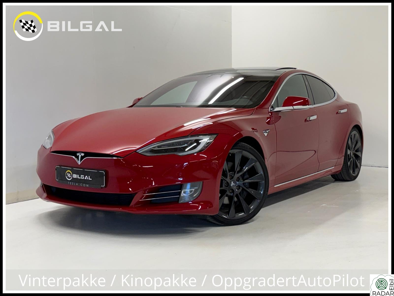TESLA Model S 100D 525HK 4X4 PREMIUM Skinn Carbon HiFi EAP Luft 21tom
