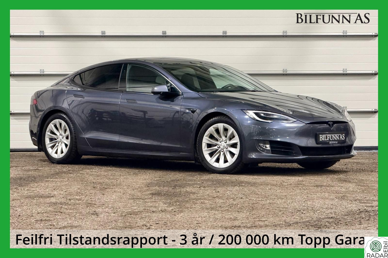 TESLA Model S 100D, Premium, Luft, AP, 3 år Garanti, Særs Pen