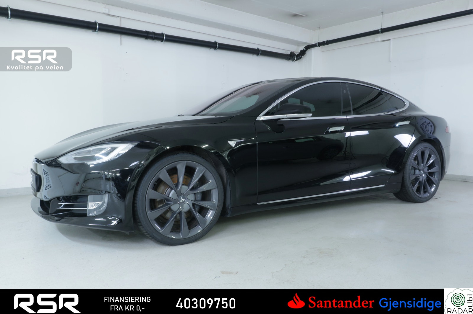 TESLA Model S Long Range -RAVEN-Luft-Premium-21/19"-finans!