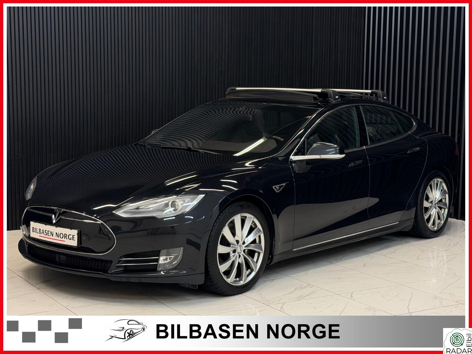 TESLA MOTORS Model S 85D | Gratis Lading | Luftfj. | Skinn | LAV-KM