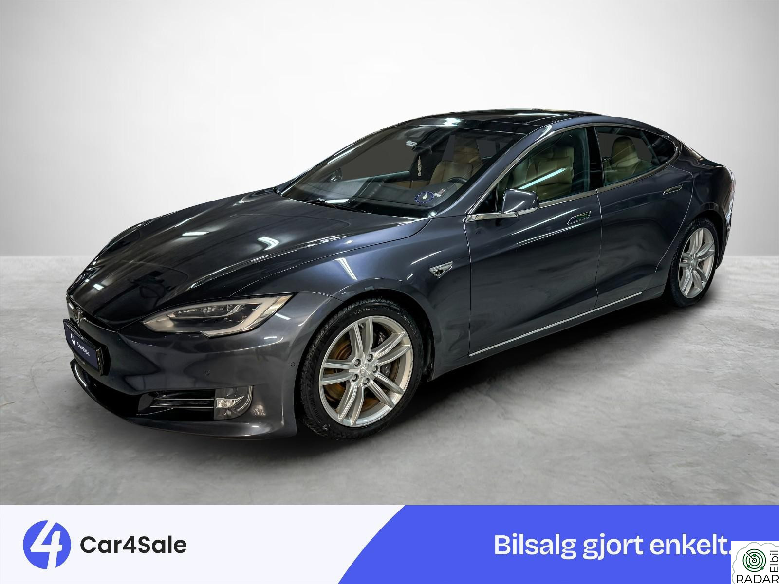 TESLA MOTORS Model S 75D 490km / Skinn / AP / Vinter/ Premium/ Soltak/ EU26