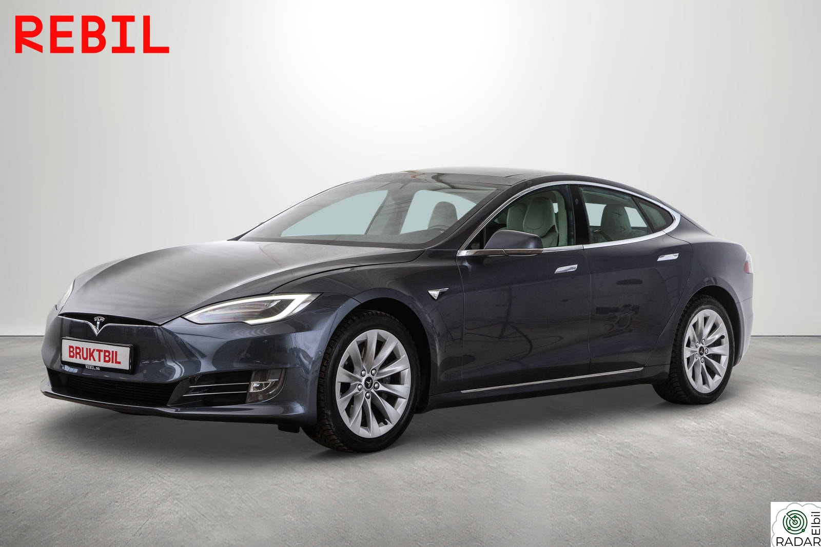 TESLA Model S 75D (490km) Skinn/Pano/FSD/Vinterpakke/R.Kam/Navi/AWD