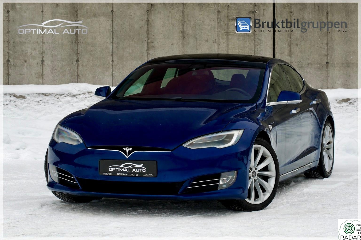 TESLA Model S Long Range 624 KM AWD/Luft/Skinn/Vinterpakke/Pano/AP/++