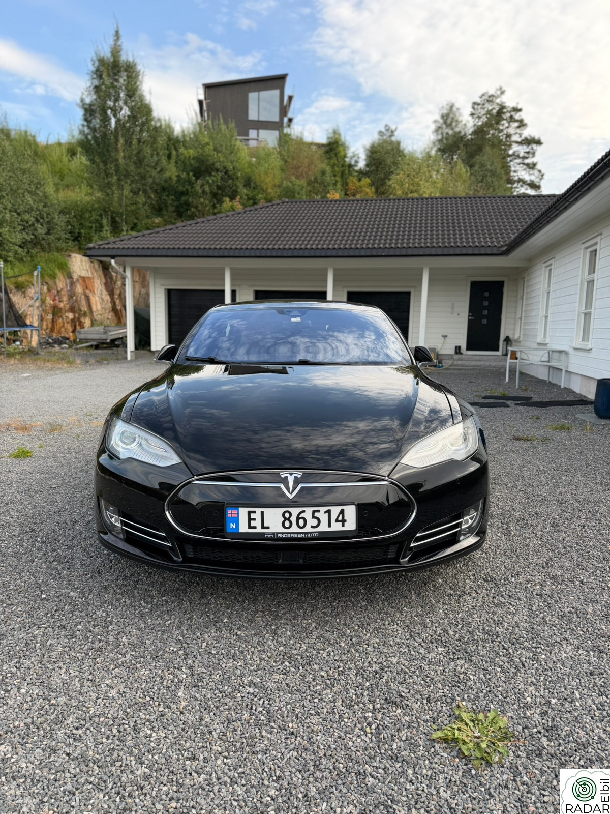 TESLA MOTORS Model S TMS70D 4WD, Gratis superlading, GPS, luftfjæring
